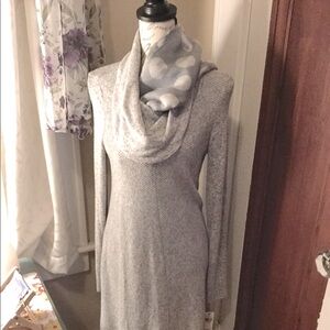 Great sweater dress with a Cowell neck